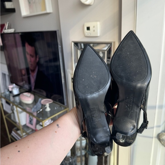 Nine West Slingback Point Toe Heels SZ 8.5 - Picture 3 of 7